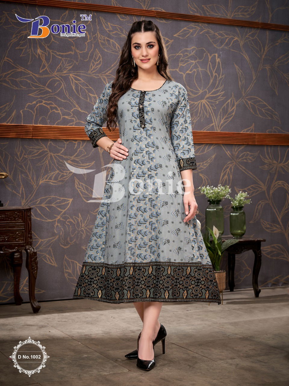 Bonie Suhana Exclusive Designer Wear Wholesale Printed Kurtis Catalog